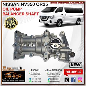 NISSAN NV350 QR25 OIL PUMP BALANCER SHAFT