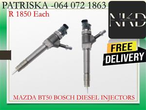 MAZDA BT50 BOSCH DIESEL INJECTORS FOR SALE OR TO RECON