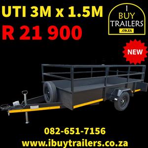 Multipurpose 3 M x 1.5 M Trailer 