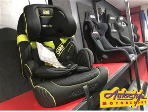 OMP racing look Child seat group 1, 2 and 3 from 9 to 36 kg.