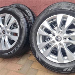 TOYOTA QUEST/PROFESSIONAL 16INCH MAGS AND TYRES 