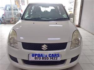 2010 SUZUKI SWIFT 1.5 MANUAL  WHITE COLOR PETROL SPARE KEY 115.000KM 