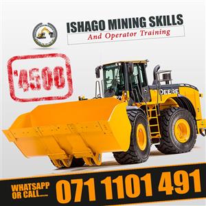Front end loader   mining training machine skills at Rustenburg 