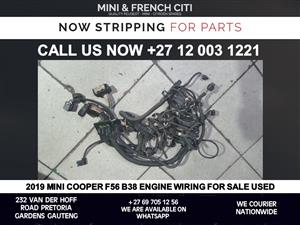2019 Mini Cooper F56 B38 engine wiring for sale used