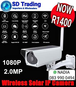 Solar Powered Wi-Fi Bullet Camera