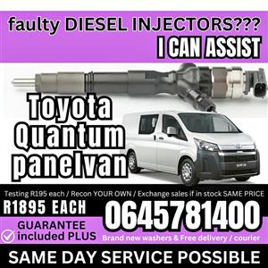 Toyota Quantum panelvan diesel injectors for sale