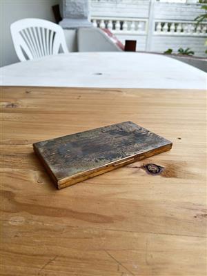 Vintage Zenith Brass Cigarette Case