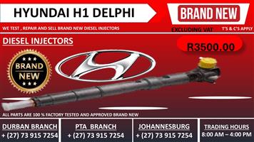 Hyundai H1 Delphi  (BRAND NEW) Diesel Injectors