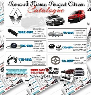 RENAULT NISSAN PEUGEOT CITROEN CATALOGUE