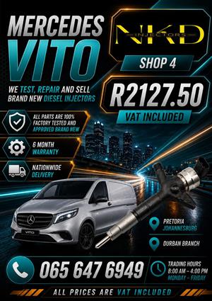 NKD_Recon_Mercedez_Vito_Diesel_Injectors
