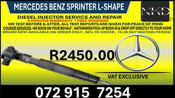 Mercedes L-Shape Delphi Diesel Injectors 
