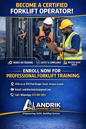 Andrik Forklift Training in Pretoria 
