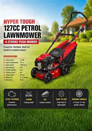 Petrol Lawnmower 127 HP