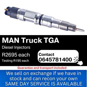 MAN Truck TGA diesel injectors for sale