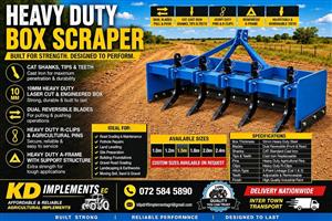 Heavy Duty Box Scrapers 1M - 3M