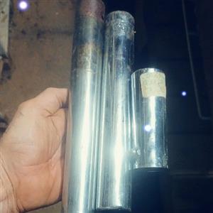 Crome pipe, for older small cars