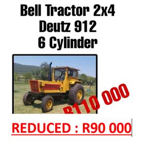Bell Tractor 2x4 Deutz 912-6 Cylinder for sale for R110 000, REDUCED to R90 000
