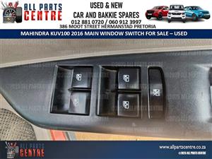 2016 Mahindra KUV100 main window switch
