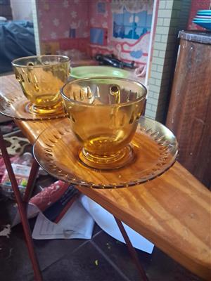 Cups and saucers 