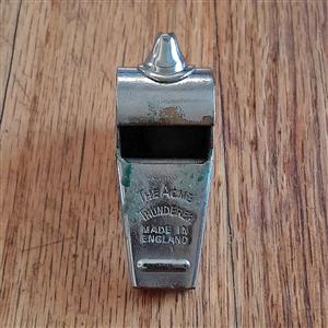 Vintage 'The Acme Thunderer' Metal Whistle - 1920s-1940s E