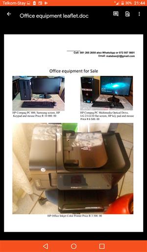 Office equipment for sale