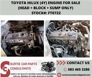 Toyota 4Y second hand engine for sale