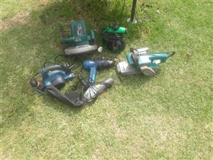 Assorted power Tools 