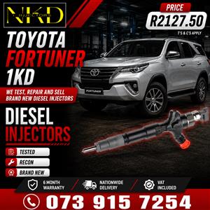 Toyota Fortuner 1KD Diesel Injectors 