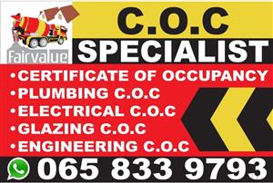 One Stop COC Shop/ PIRB Plumbing COC/ Electrical COC/ Engineering / Certificate 