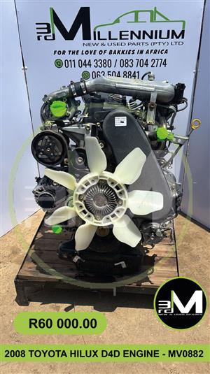 2008 TOYOTA HILUX D4D ENGINE - MV0882  