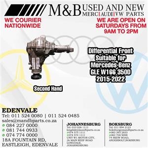 Differential Front (Second Hand) Suitable for Mercedes-Benz GLE W166 350D 2015-2022