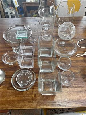 Glass various ornaments