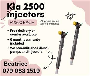 KIA 2500 2.5 INJECTORS FOR SALE 