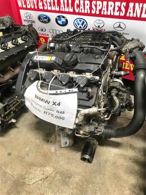 BMW X4 B48 ENGINE FOR SALE CALL/WHATSAPP 