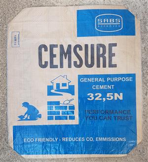 50kg New Misprinted Polypropylene Cement Bags for Sale