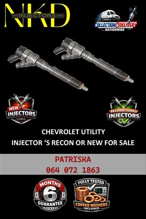 CHEVROLET UTILTY -HIGH QUALITY DIESEL INJECTORS AVAILABLE
