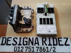MINI COOPER COMPUTER BOX N LOCK SET B48