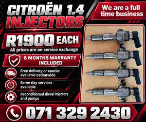 CITROËN C3 1.4 INJECTORS FOR SALE WITH WARRANTY 