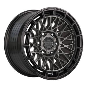 18″ A-Line Delta 6/139 Titanium Black Lip Flow Forming Alloy Wheels