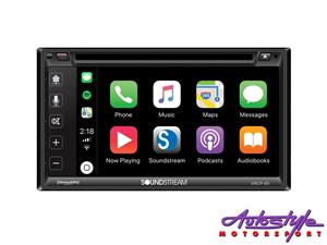 Soundstream VRCP-65 Double Din DVD System with Apple Car Play (Open box Deal)