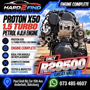 PROTON X50 1.5 TURBO PETROL JLH ENGINE FOR SALE