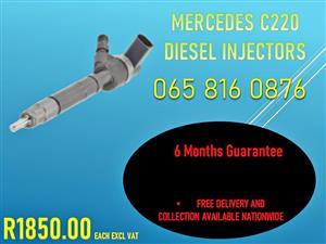 MERCEDES C270 DIESEL INJECTORS FOR SALE OR RECON ORIGINALS