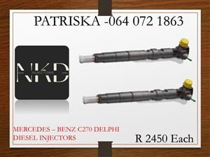 MERCEDES C270 DELPHI INJECTORS FOR SALE OR TO RECON
