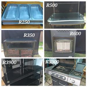 Food warmer Gas braai