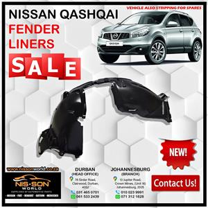 NISSAN QASHQAI FENDER LINERS