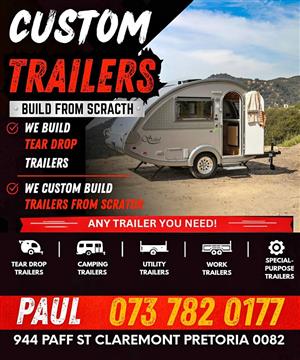 Tear drop trailer for sale