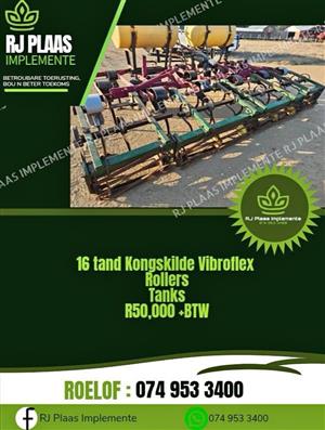 16 tand Kongskilde Vibroflex met roller