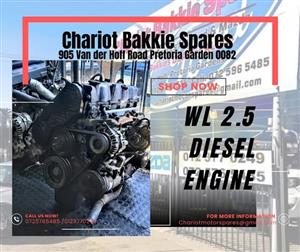 ENGINE AVAILABLE FORD Ranger / Mazda Bakkie 2.5 WL Turbo Diesel 
