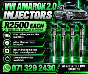 VW AMAROK 2.0 INJECTORS FOR SALE WITH WARRANTY 