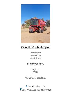 Case IH 2366 Stroper